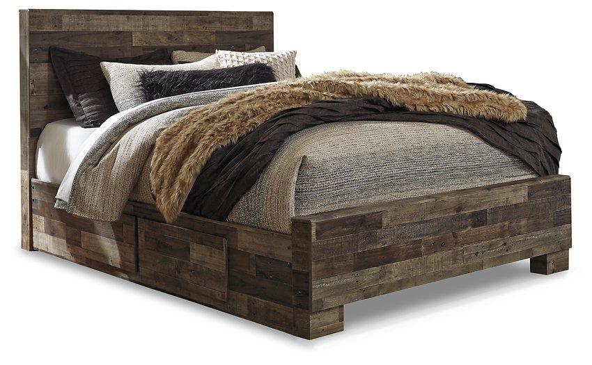 Derekson Bed with 2 Side Storage - Home Furniture And More (Brentwood, MD)