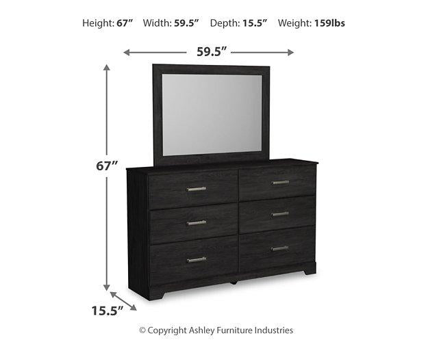 Belachime Dresser and Mirror - Home Furniture And More (Brentwood, MD)