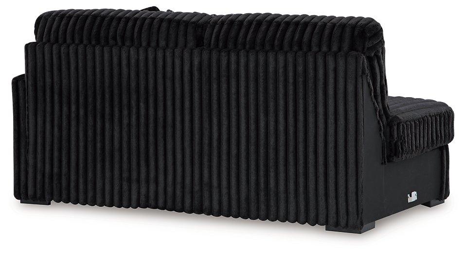 Midnight-Madness Sectional with Chaise - Home Furniture And More (Brentwood, MD)