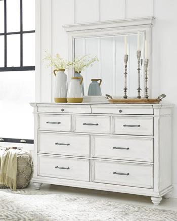 Kanwyn Dresser and Mirror - Home Furniture And More (Brentwood, MD)