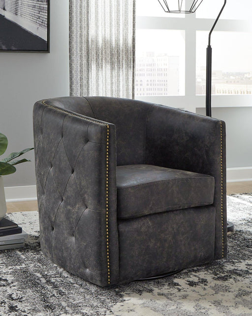 Brentlow Swivel Accent Chair - Home Furniture And More (Brentwood, MD)