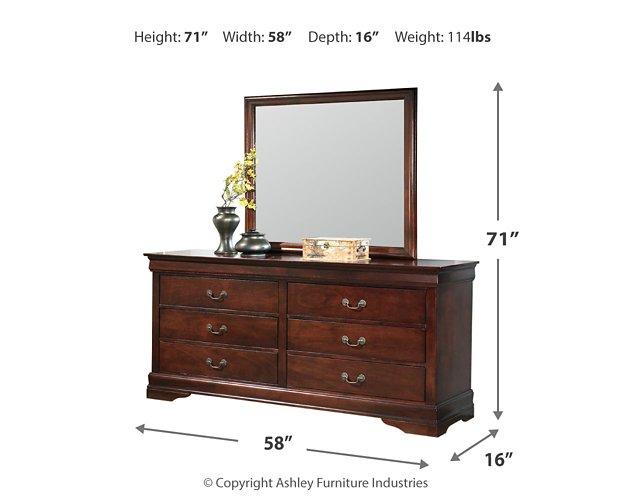 Alisdair Dresser and Mirror - Home Furniture And More (Brentwood, MD)