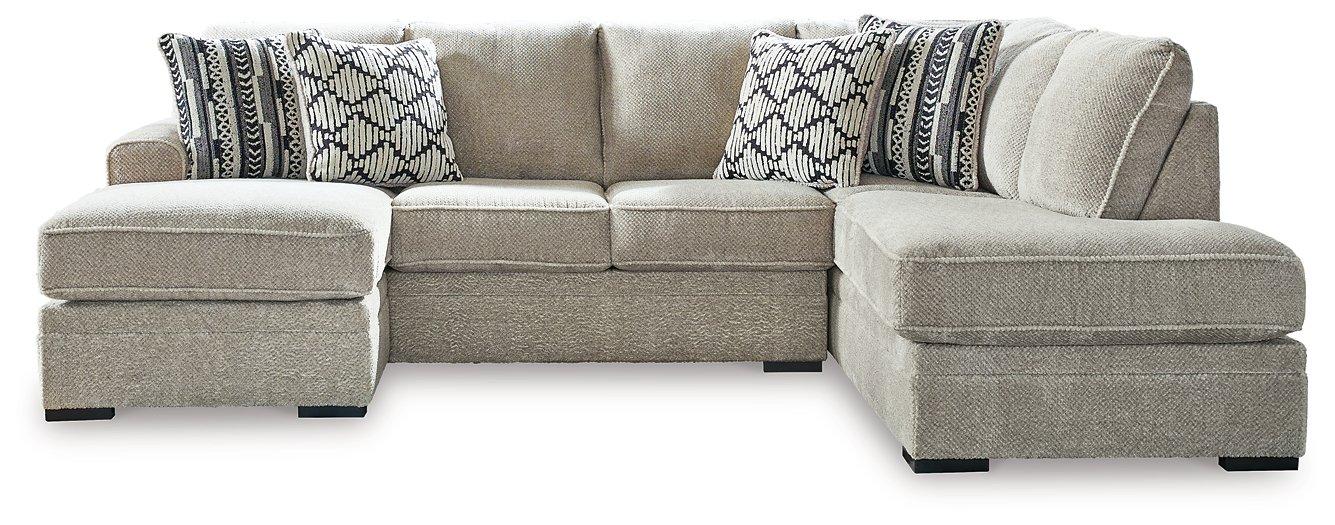 Calnita Sectional with Chaise - Home Furniture And More (Brentwood, MD)