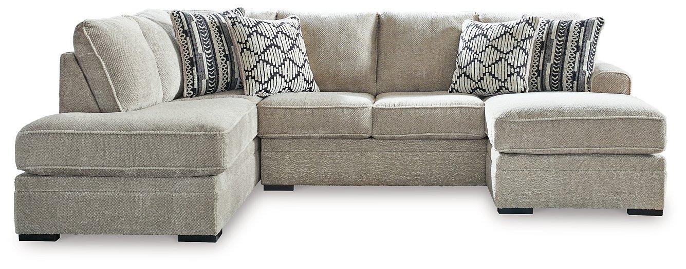 Calnita Sectional with Chaise - Home Furniture And More (Brentwood, MD)