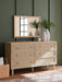 Cielden Dresser and Mirror - Home Furniture And More (Brentwood, MD)
