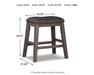 Caitbrook Counter Height Upholstered Bar Stool - Home Furniture And More (Brentwood, MD)