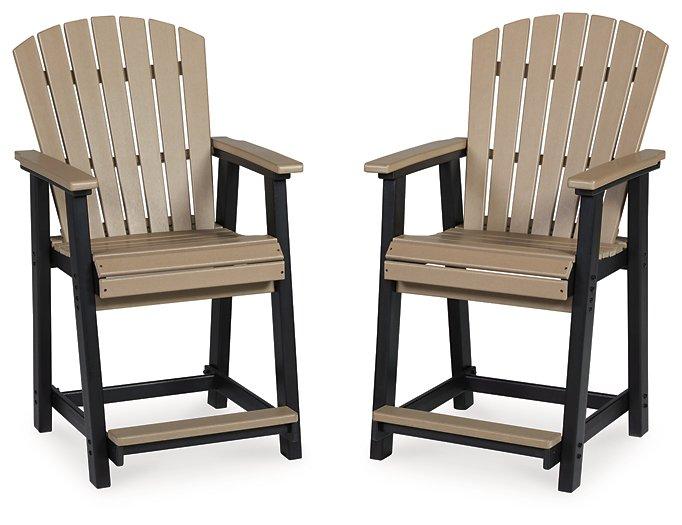 Fairen Trail Outdoor Counter Height Bar Stool (Set of 2)