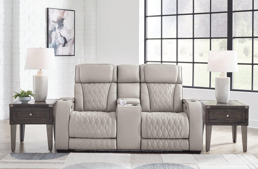 Boyington Power Reclining Loveseat with Console - Home Furniture And More (Brentwood, MD)