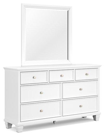 Fortman Dresser and Mirror - Home Furniture And More (Brentwood, MD)