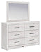 Cayboni Dresser and Mirror - Home Furniture And More (Brentwood, MD)
