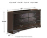 Huey Vineyard Dresser and Mirror - Home Furniture And More (Brentwood, MD)