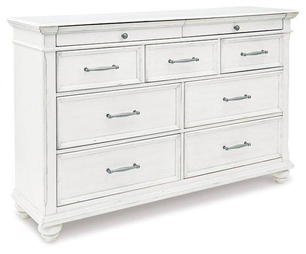 Kanwyn Dresser and Mirror - Home Furniture And More (Brentwood, MD)