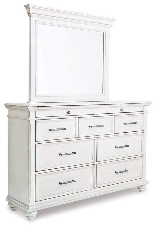 Kanwyn Dresser and Mirror - Home Furniture And More (Brentwood, MD)