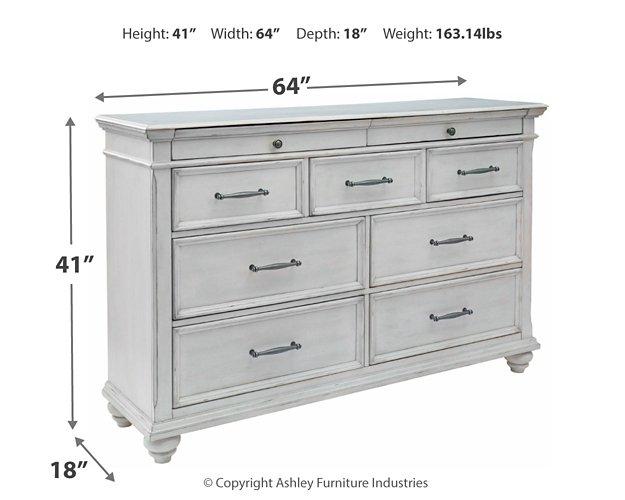 Kanwyn Dresser and Mirror - Home Furniture And More (Brentwood, MD)