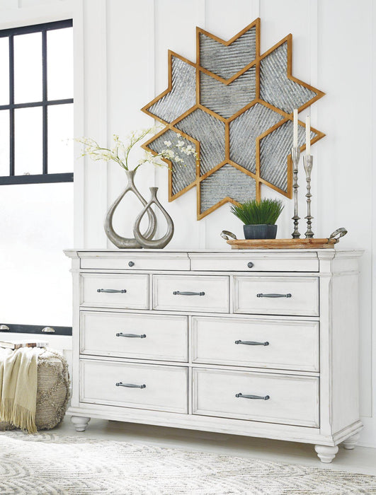 Kanwyn Dresser and Mirror - Home Furniture And More (Brentwood, MD)