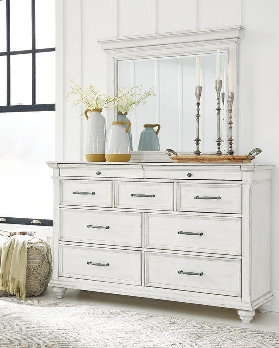 Kanwyn Dresser and Mirror - Home Furniture And More (Brentwood, MD)