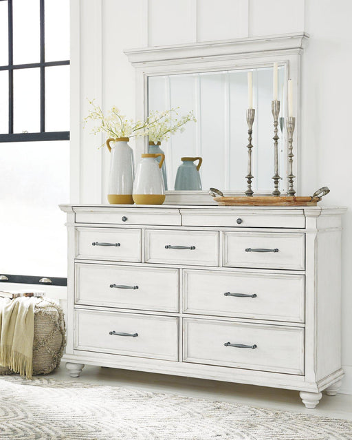 Kanwyn Dresser and Mirror - Home Furniture And More (Brentwood, MD)