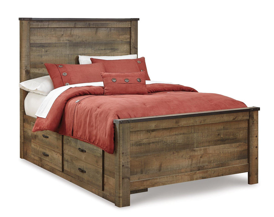 Trinell Bed with 2 Storage Drawers