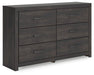 Hollivern Dresser and Mirror - Home Furniture And More (Brentwood, MD)