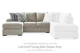 Calnita Sectional with Chaise - Home Furniture And More (Brentwood, MD)