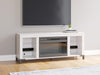 Brollevi 60" TV Stand with Electric Fireplace - Home Furniture And More (Brentwood, MD)