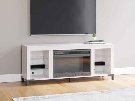 Brollevi 60" TV Stand with Electric Fireplace - Home Furniture And More (Brentwood, MD)