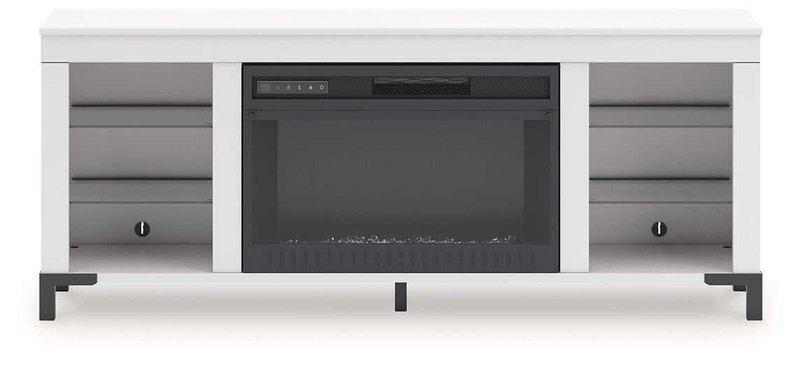 Brollevi 60" TV Stand with Electric Fireplace - Home Furniture And More (Brentwood, MD)