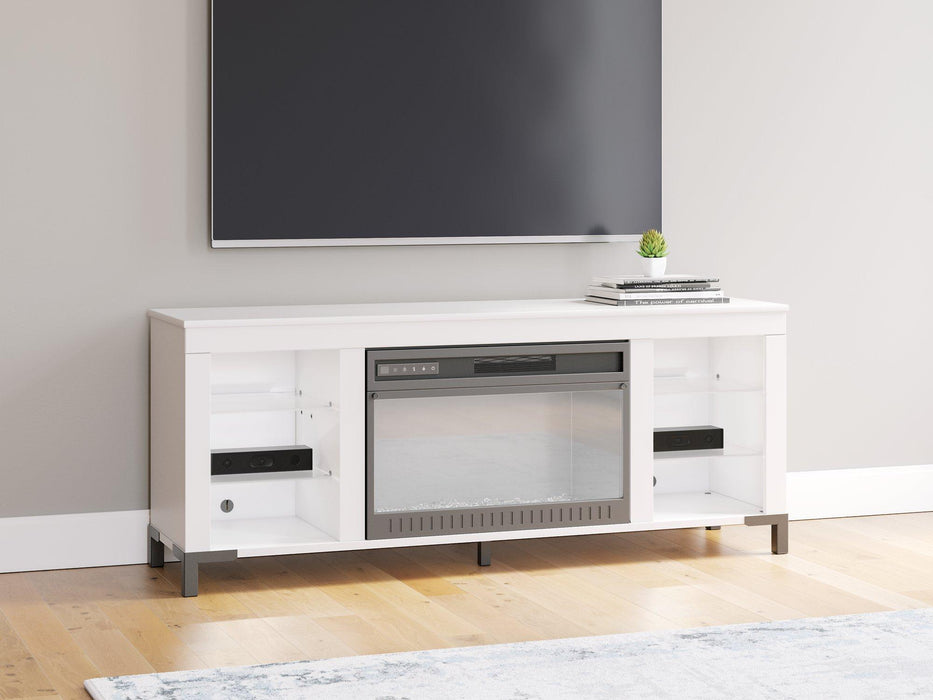Brollevi 60" TV Stand with Electric Fireplace - Home Furniture And More (Brentwood, MD)