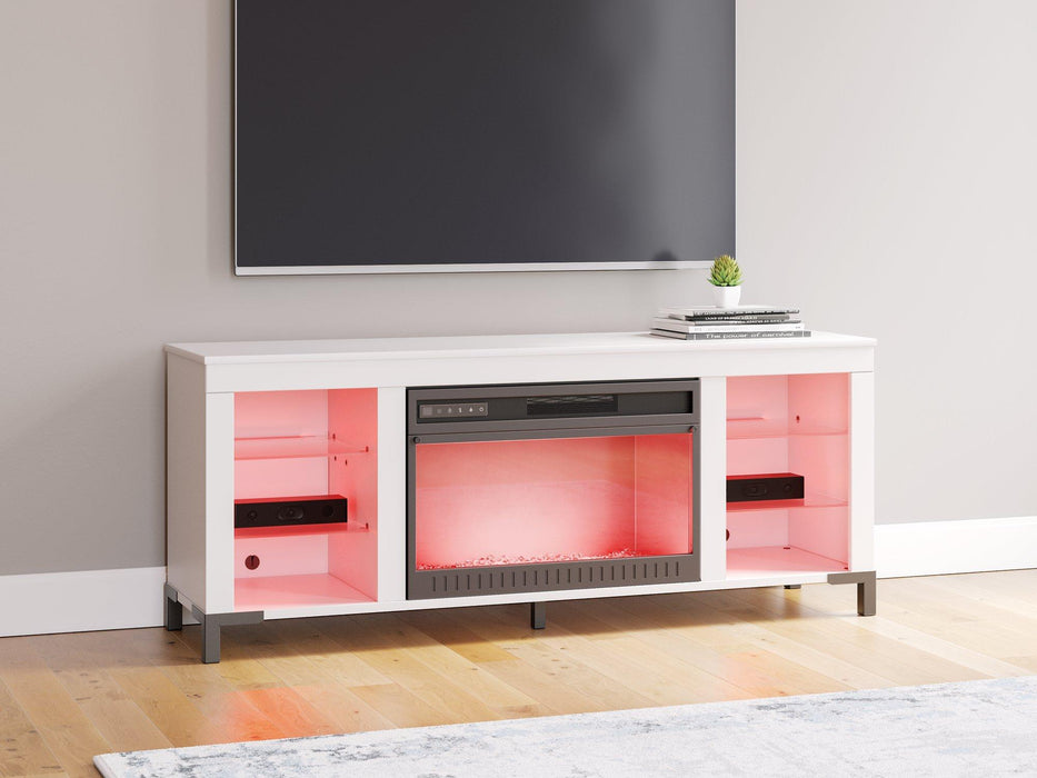 Brollevi 60" TV Stand with Electric Fireplace - Home Furniture And More (Brentwood, MD)