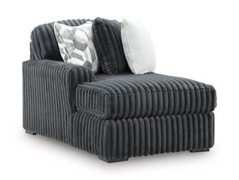 Midnight-Madness Sectional Sofa with Chaise - Home Furniture And More (Brentwood, MD)