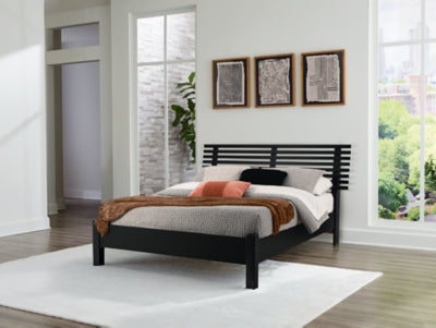 Danziar Queen Slat Bed - Home Furniture And More (Brentwood, MD)