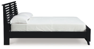 Danziar Queen Slat Bed - Home Furniture And More (Brentwood, MD)