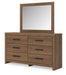 Broachmyn Dresser and Mirror - Home Furniture And More (Brentwood, MD)