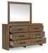 Broachmyn Dresser and Mirror - Home Furniture And More (Brentwood, MD)