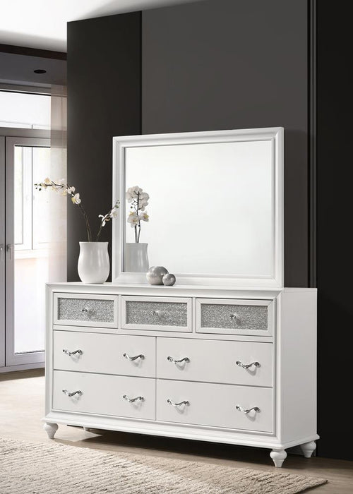 Barzini 7-drawer Dresser White