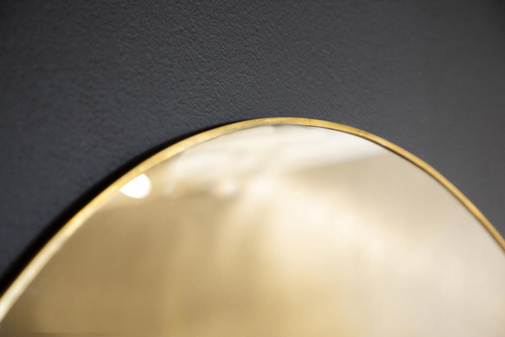 Hermione Round Wall Mirror Gold