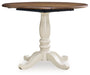 Wirloni Dining Drop Leaf Table - Home Furniture And More (Brentwood, MD)