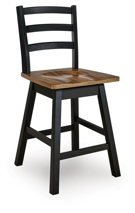 Wildenauer Counter Height Swivel Barstool - Home Furniture And More (Brentwood, MD)