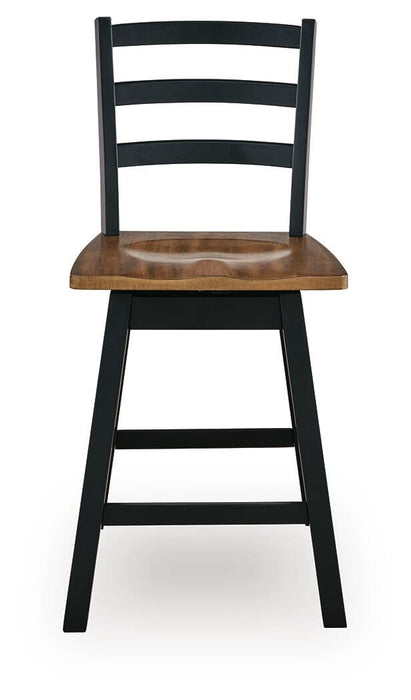 Wildenauer Counter Height Swivel Barstool - Home Furniture And More (Brentwood, MD)