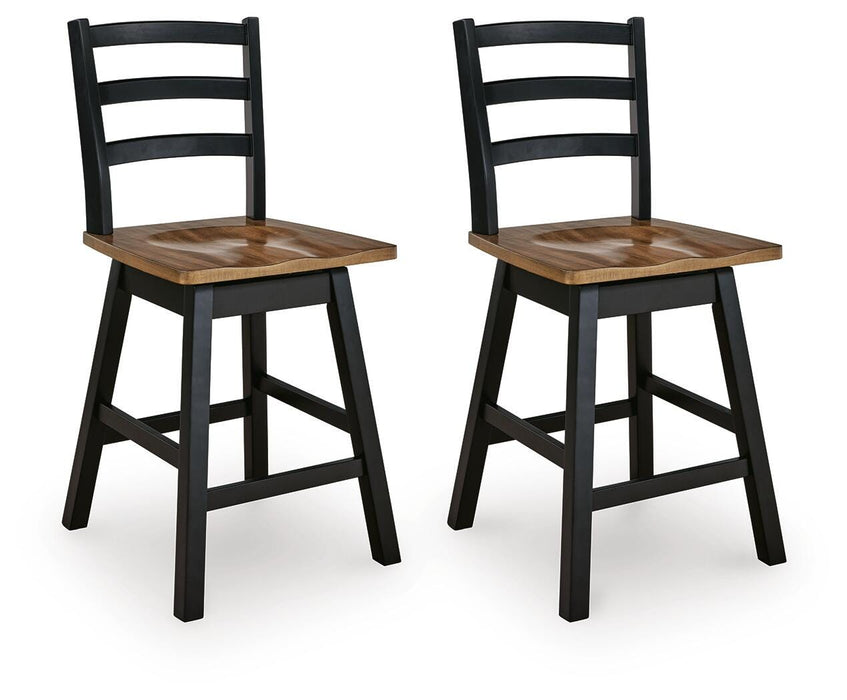 Wildenauer Counter Height Swivel Barstool - Home Furniture And More (Brentwood, MD)