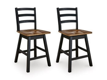 Wildenauer Counter Height Swivel Barstool - Home Furniture And More (Brentwood, MD)