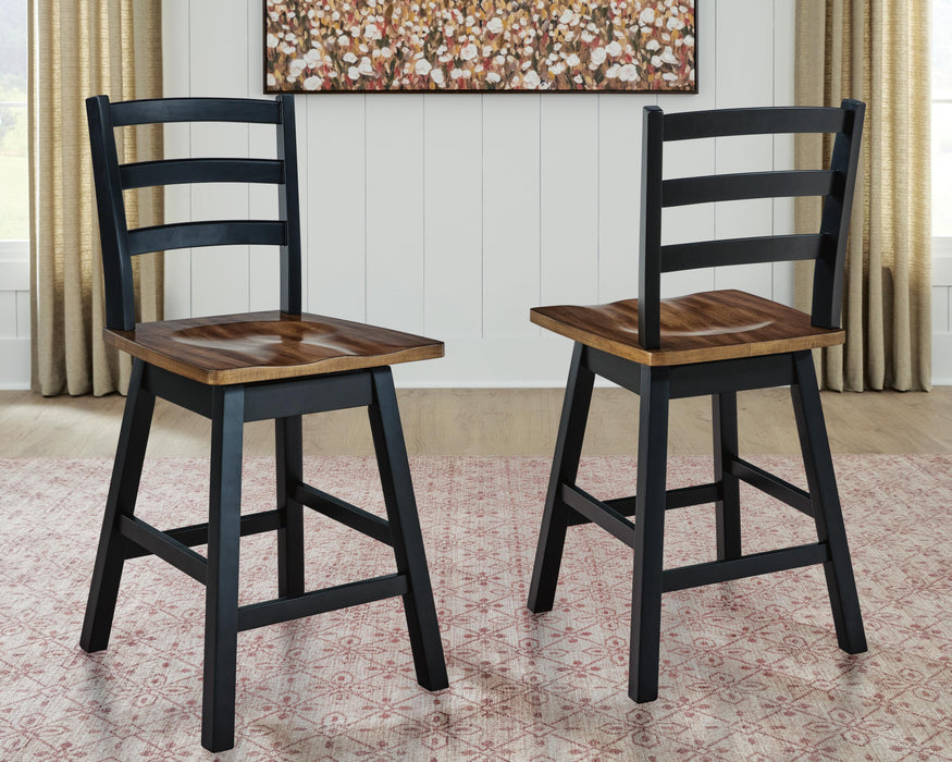 Wildenauer Counter Height Swivel Barstool - Home Furniture And More (Brentwood, MD)