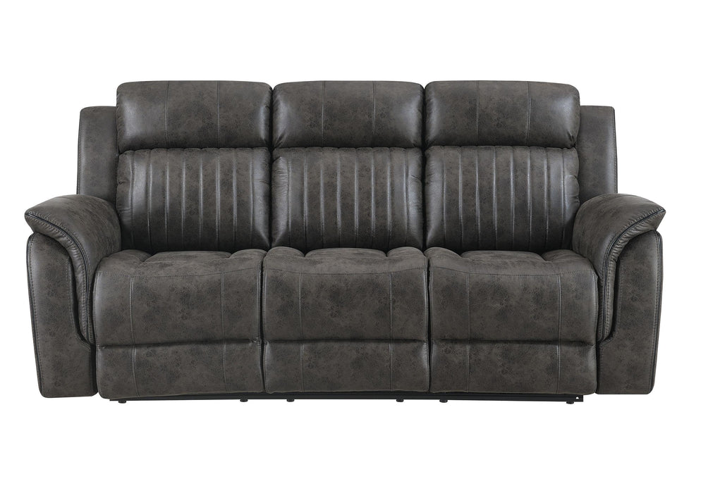 U8517 GREY RECLINING SOFA