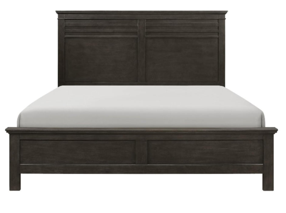 Blaire Farm Full Panel Bed in Saddle Brown Wood 1675F-1*