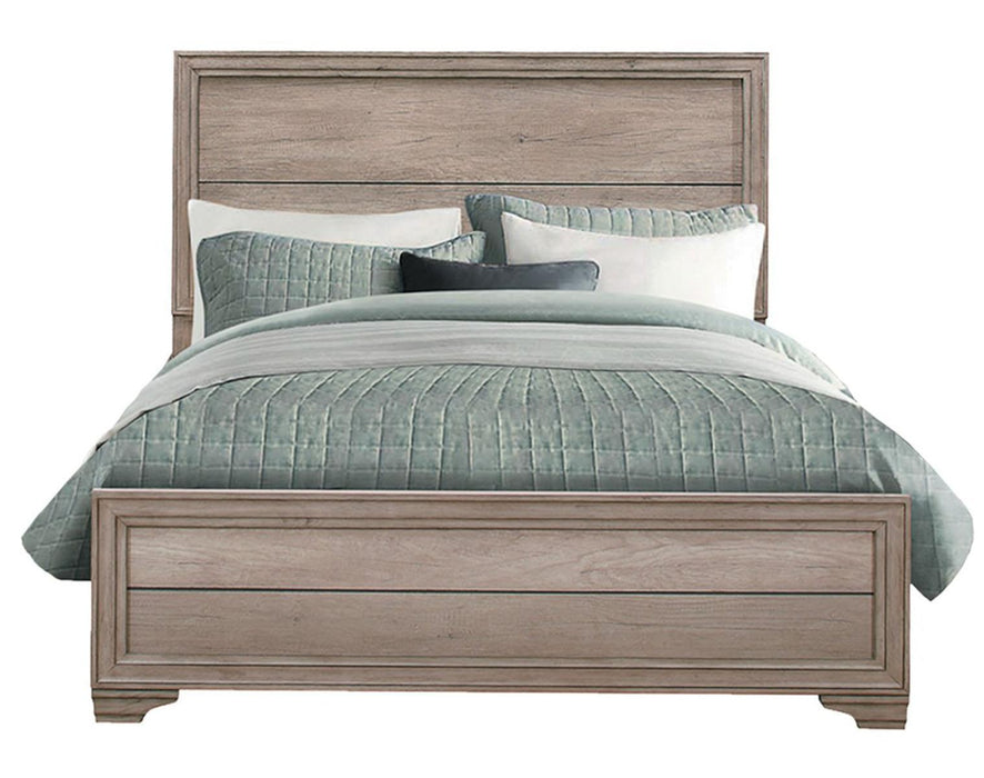 Lonan Queen Panel Bed in Natural 1955-1*