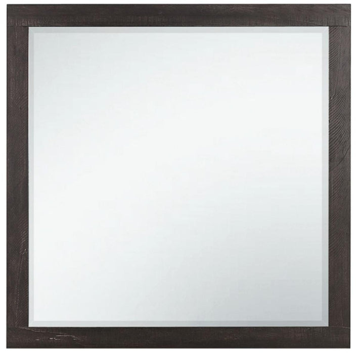 Miter Mirror in Rustin Mahogany & Dark Ebony 1762-6