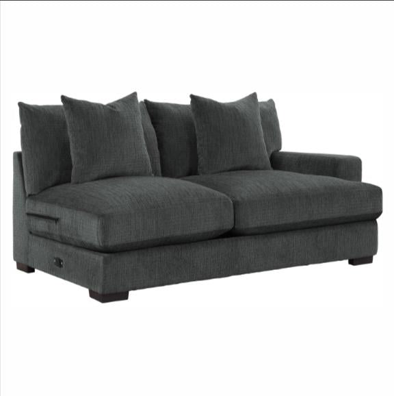 Worchester Right Side 2-Seater in Gray 9857DG-2R