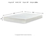 Chime 8 Inch Memory Foam Mattress in a Box - Home Furniture And More (Brentwood, MD)