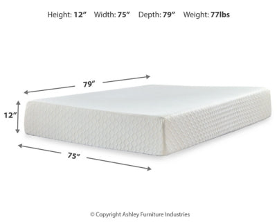 Chime 12 Inch Memory Foam Mattress in a Box - Home Furniture And More (Brentwood, MD)