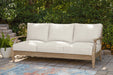 Carter Hall Outdoor Sofa with Cushion - Home Furniture And More (Brentwood, MD)